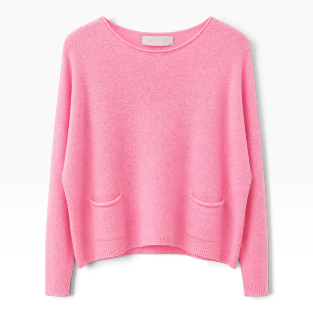 Amazing Woman Jodie Sweater Baby Pink