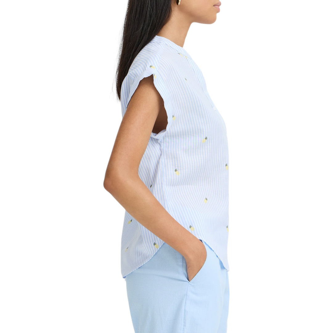 B.Young Isilas Shirt Blue Stripe