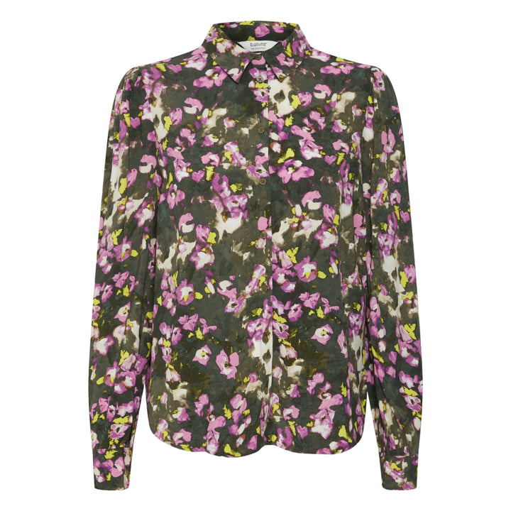 B-Young-Josa-Puff-Shirt-Cyclamen-Mix-Product-Image-Front-View