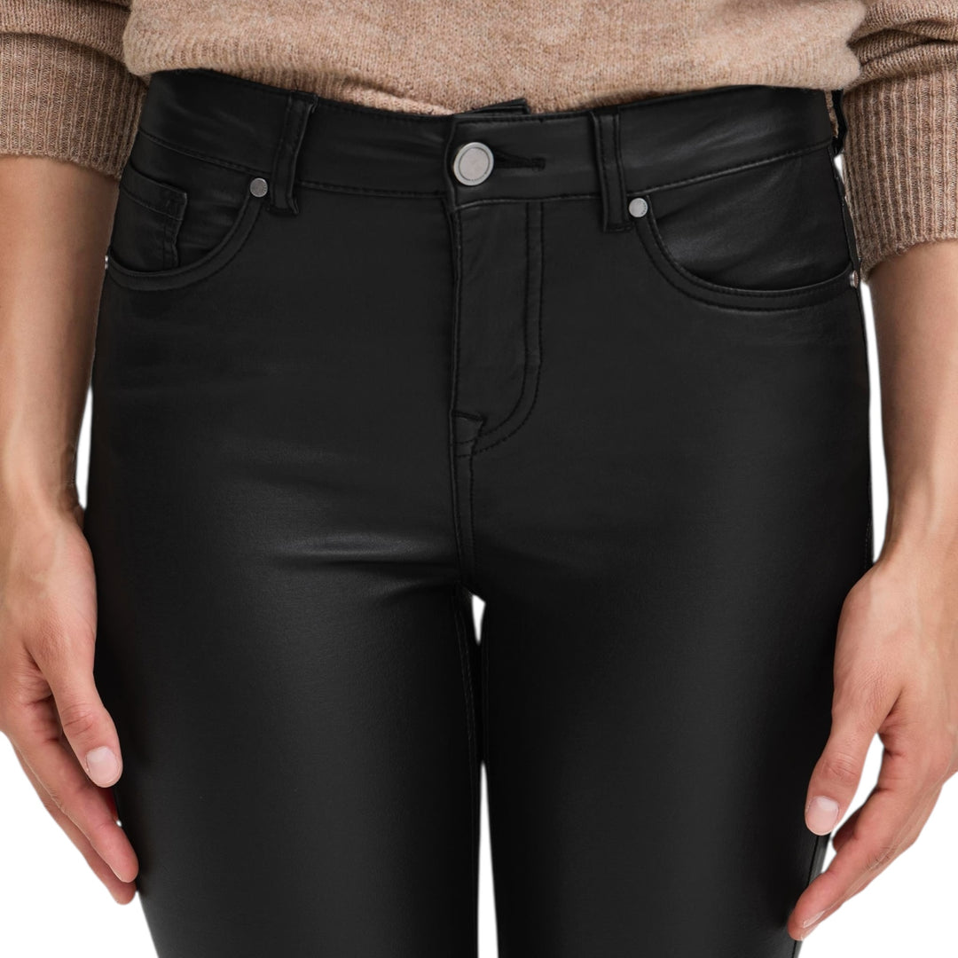 B Young Kiko Slim Coated Jeans Black