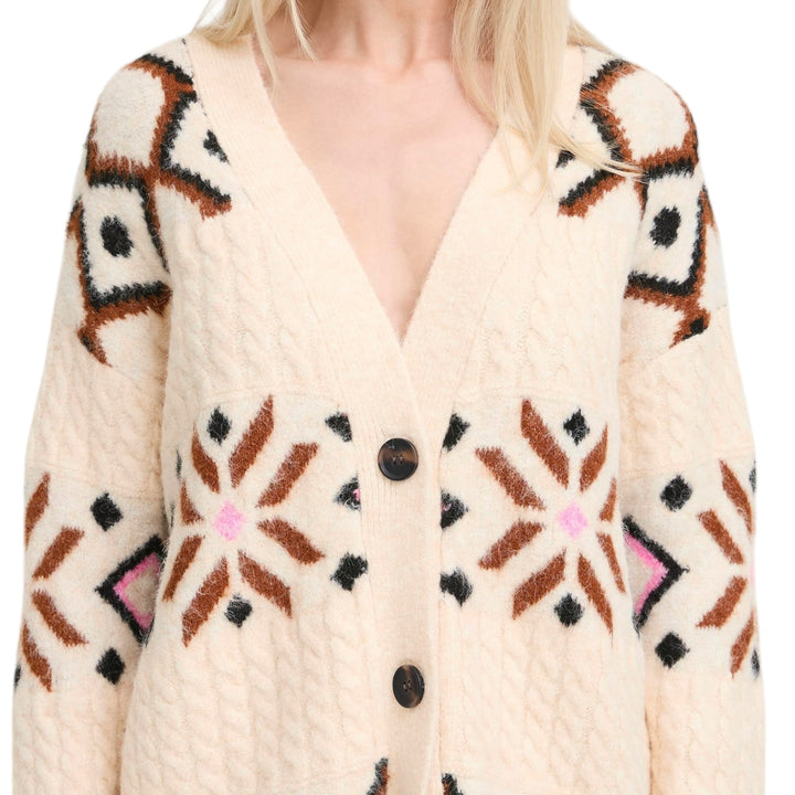 B Young Melpa Cardigan Birch Melange