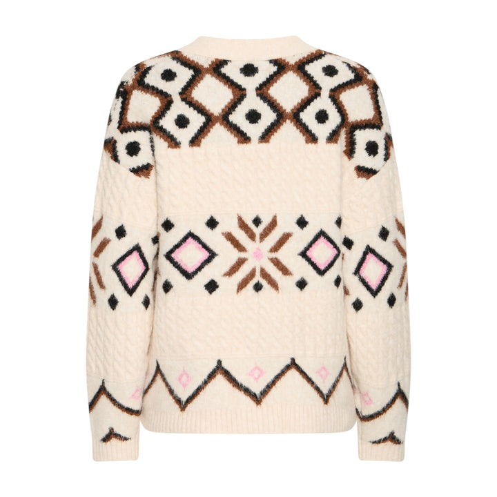 B Young Melpa Cardigan Birch Melange