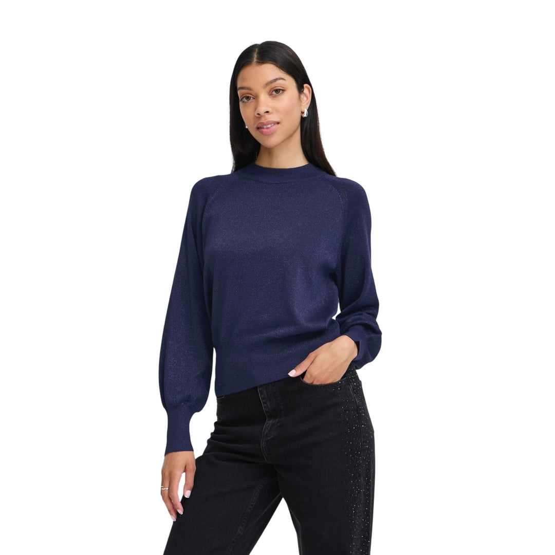 B Young Mobbe Sweater Evening Blue