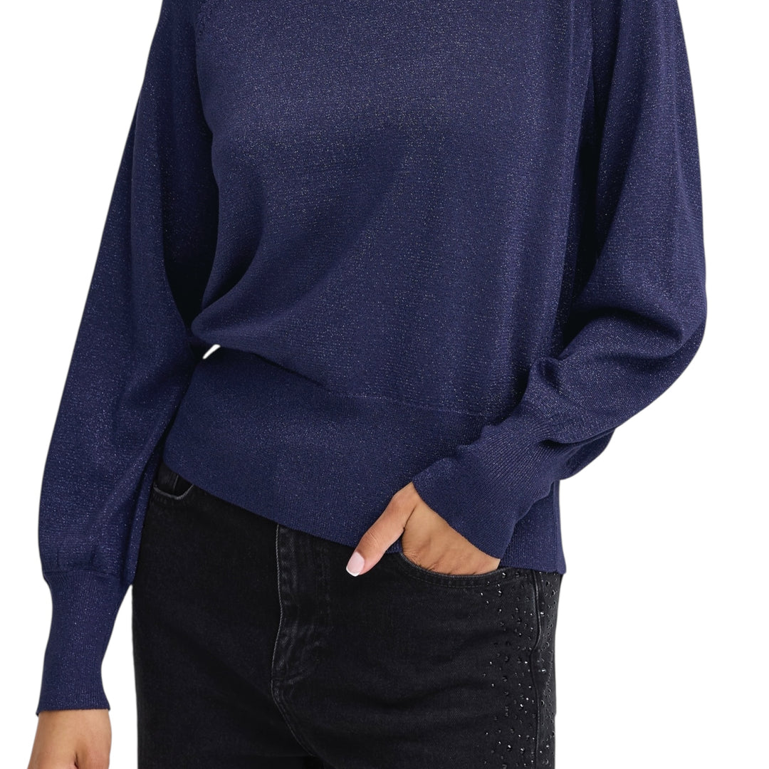B Young Mobbe Sweater Evening Blue