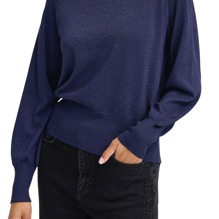 B Young Mobbe Sweater Evening Blue