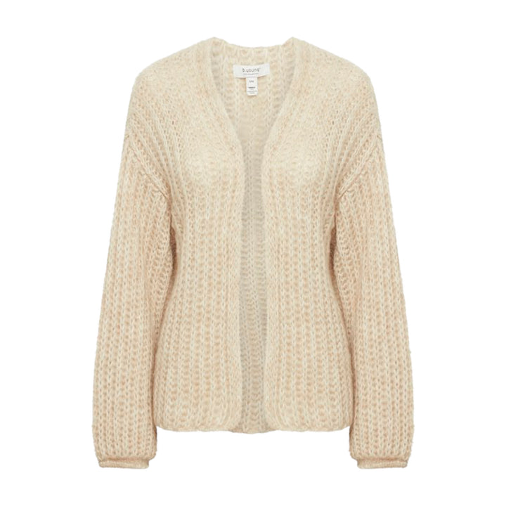 B Young Nonax Cardigan Cement Melange