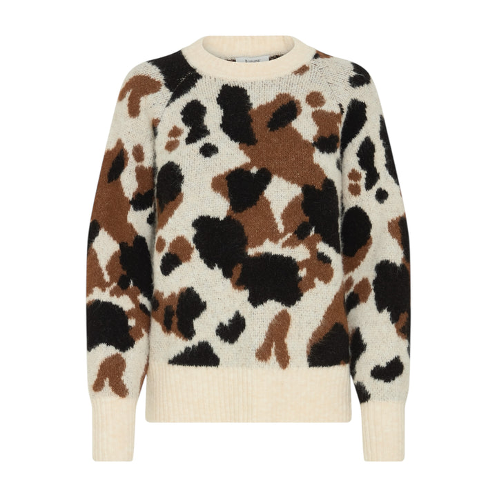 B Young Omea Cow Jumper Birch