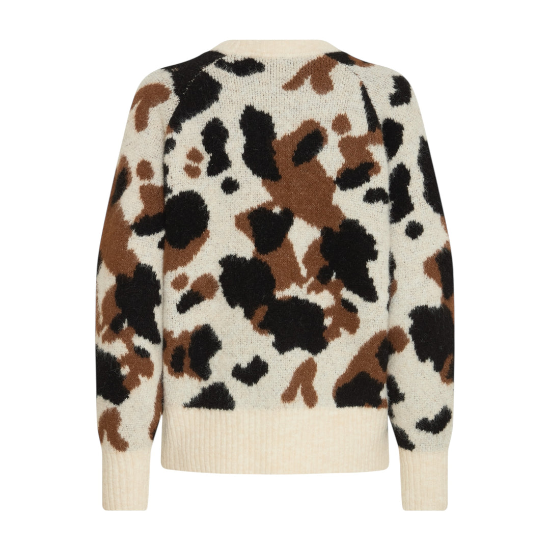B Young Omea Cow Jumper Birch