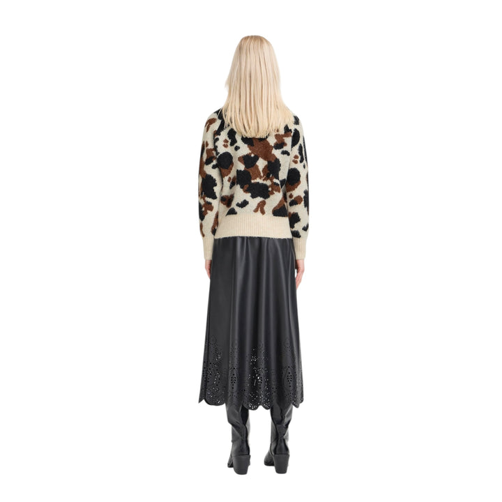 B Young Omea Cow Jumper Birch