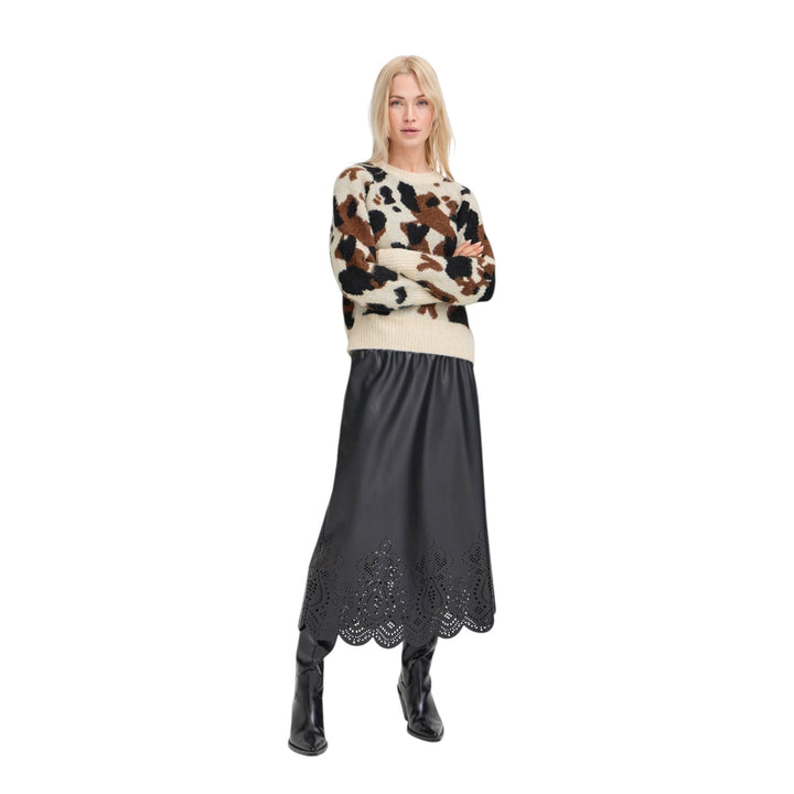 B Young Omea Cow Jumper Birch