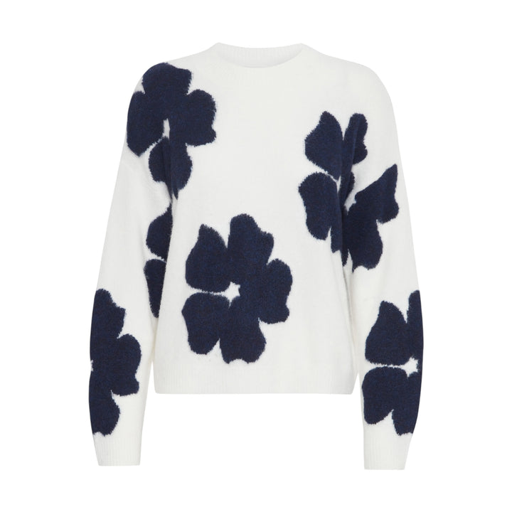 B Young Omea Flower Jumper Marshmallow Mix