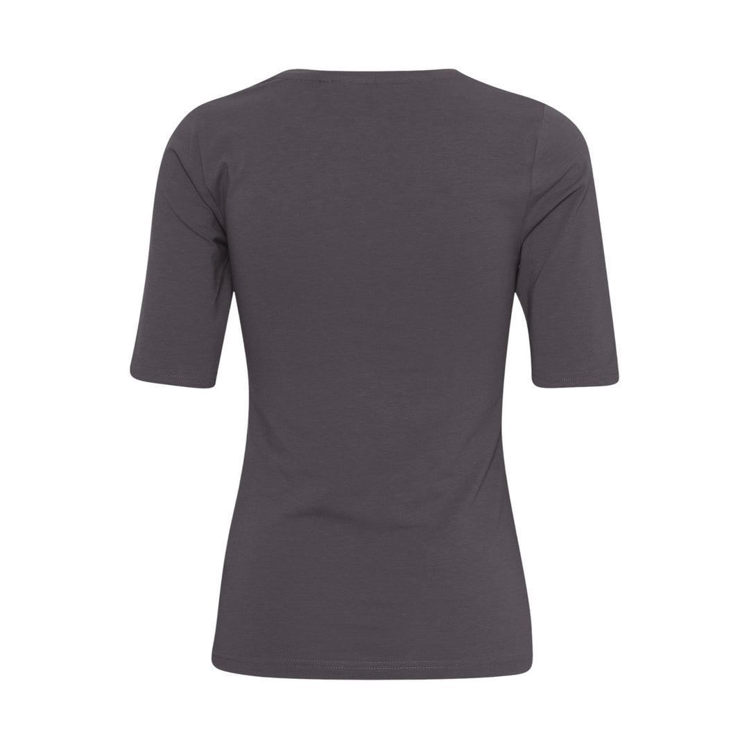 B Young Pamila Short Sleeve Top Blackened Pearl