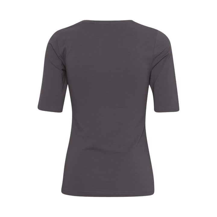 B Young Pamila Short Sleeve Top Blackened Pearl