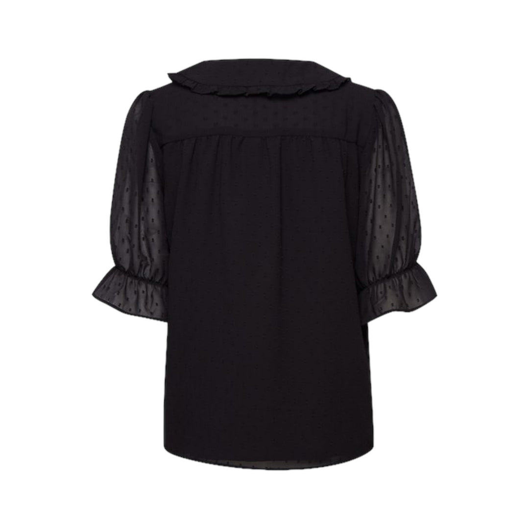 B-Young-Isigne-Blouse-Black-Product-Image-Back-View