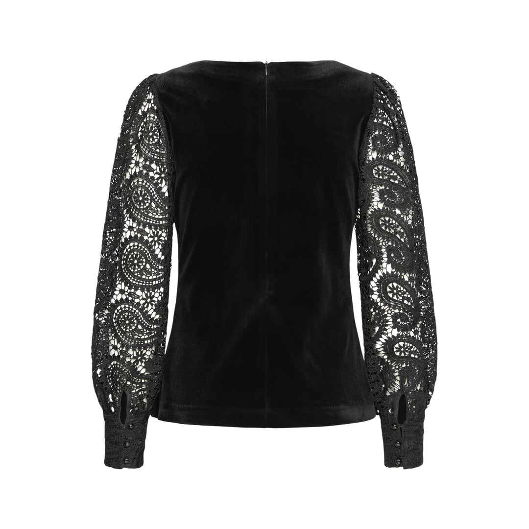 B Young SoVelvet Blouse True Black