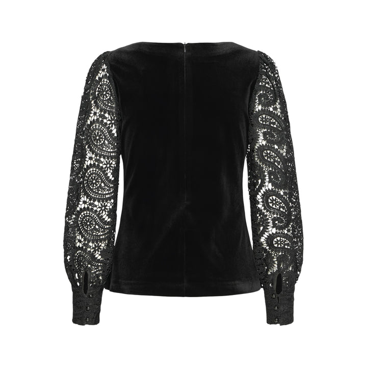 B Young SoVelvet Blouse True Black