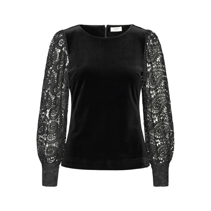 B Young SoVelvet Blouse True Black