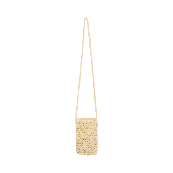 B Young Vibbe Phone Bag Natural Straw