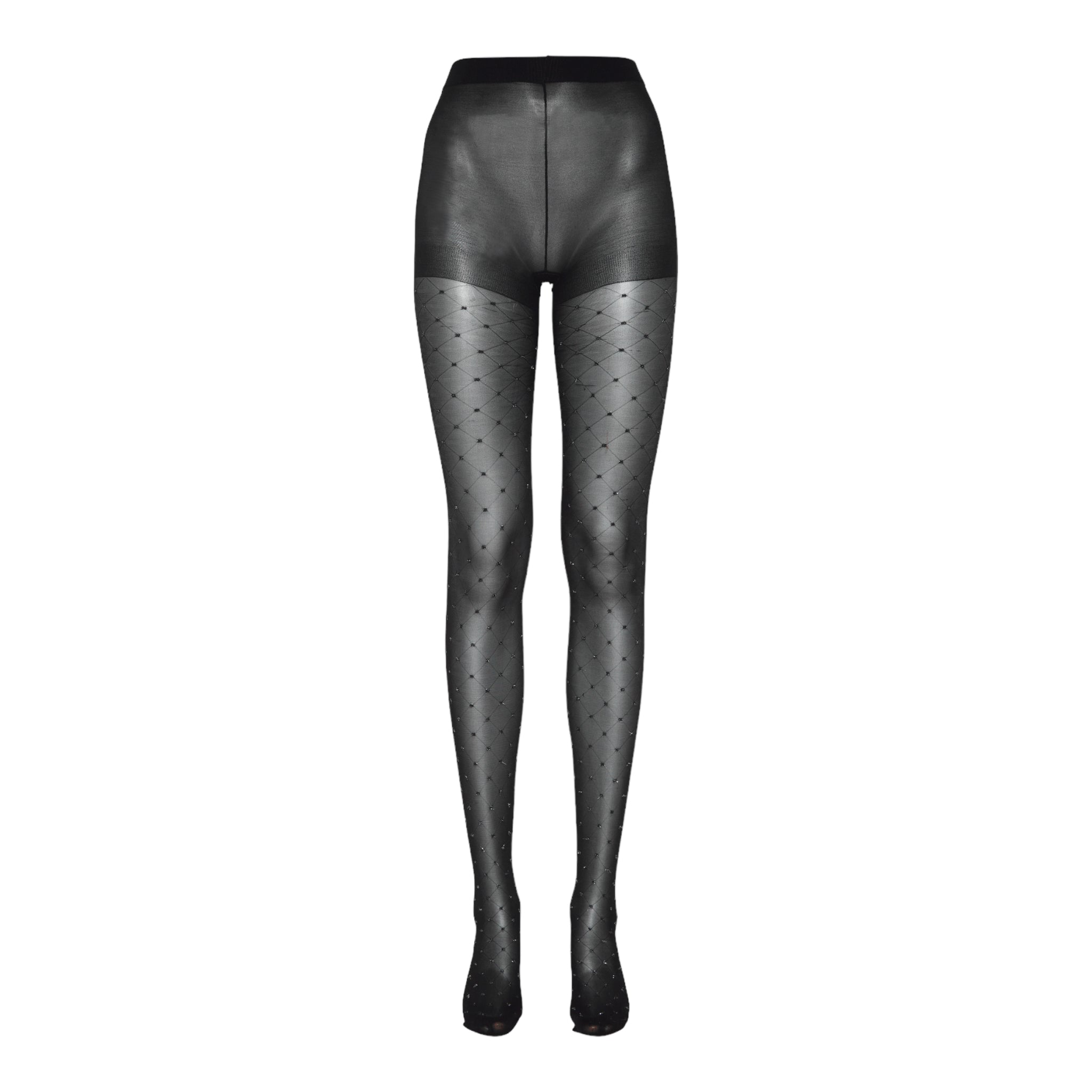 B Young Visla Glitter Tights Black Mix Secret Boutique