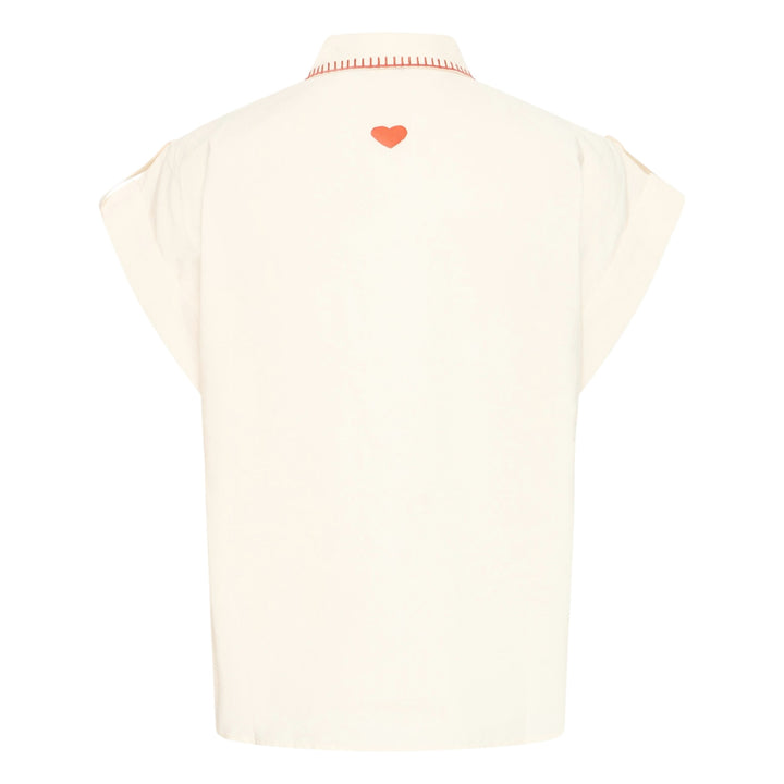 B.Young Jessel Embroidered Shirt Birch