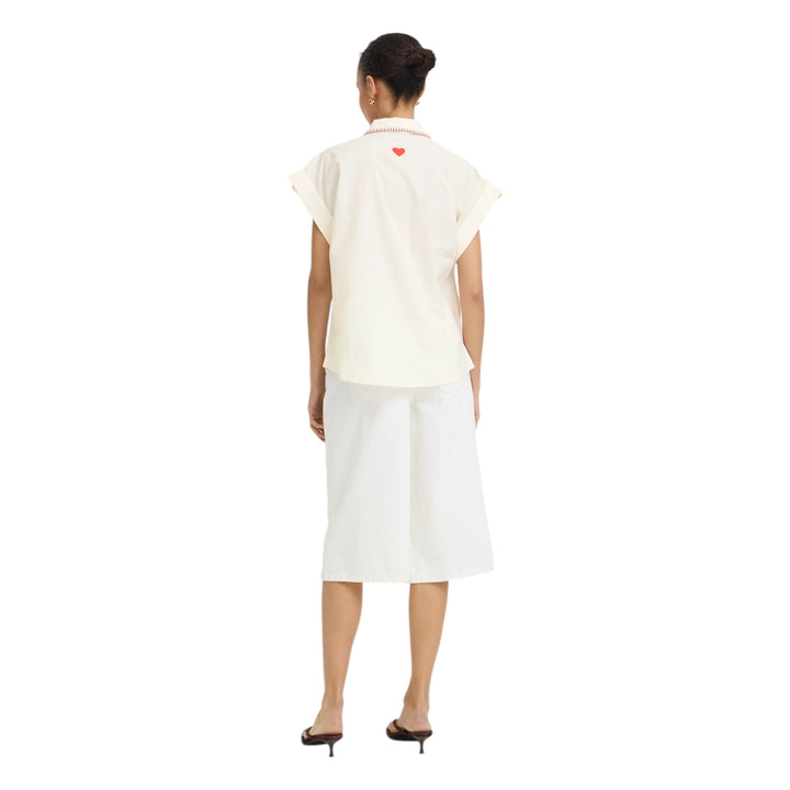 B.Young Jessel Embroidered Shirt Birch