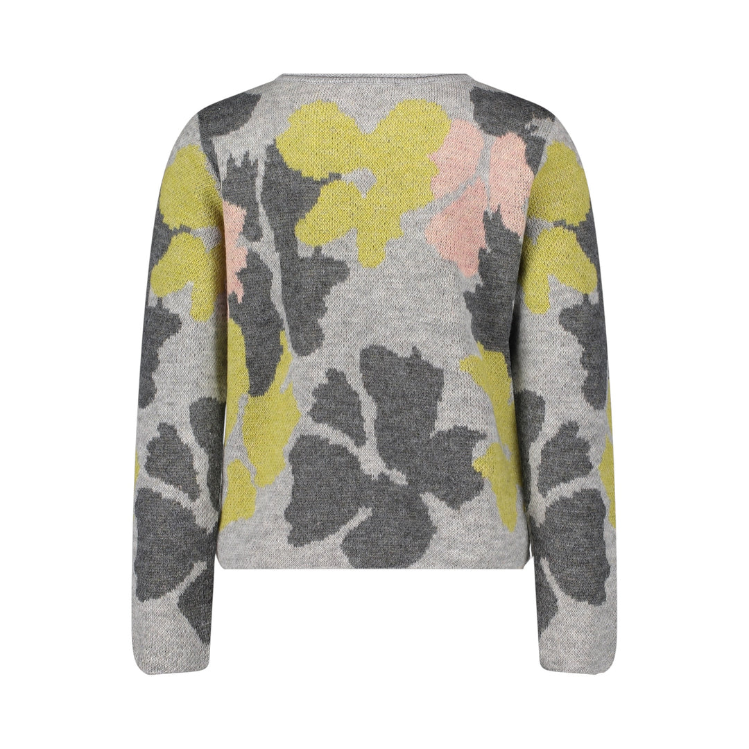 Betty Barclay Green and Pink Sweater