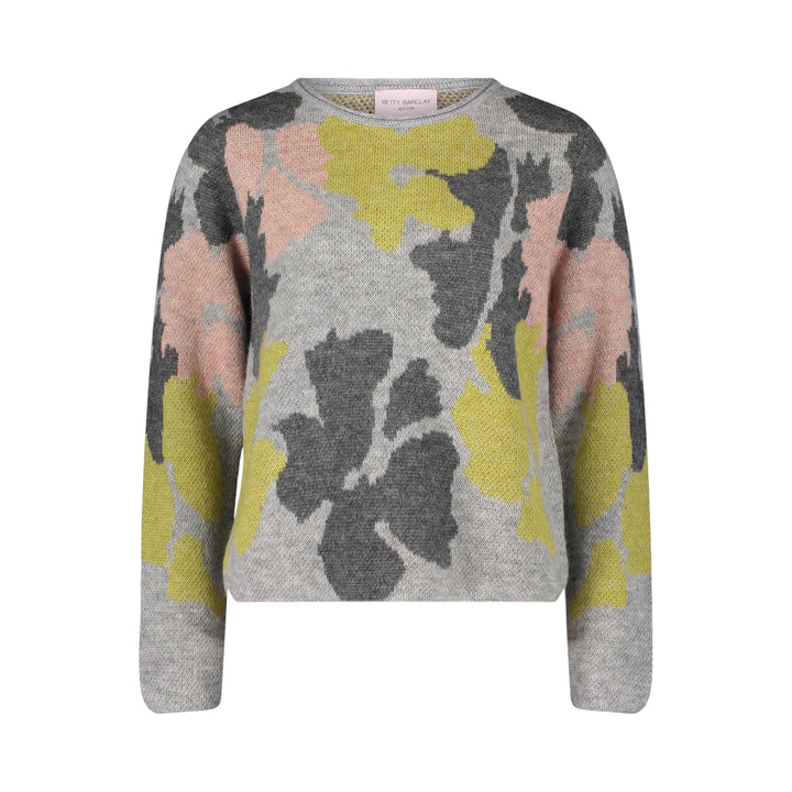 Betty Barclay Green and Pink Sweater