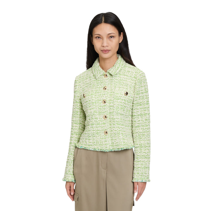 Betty Barclay Short Textured Jacket Green