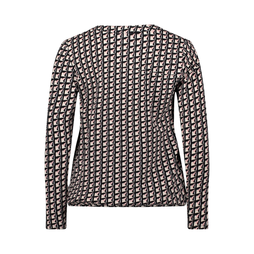 Betty Barclay So Cosy Open Neck Top Pink