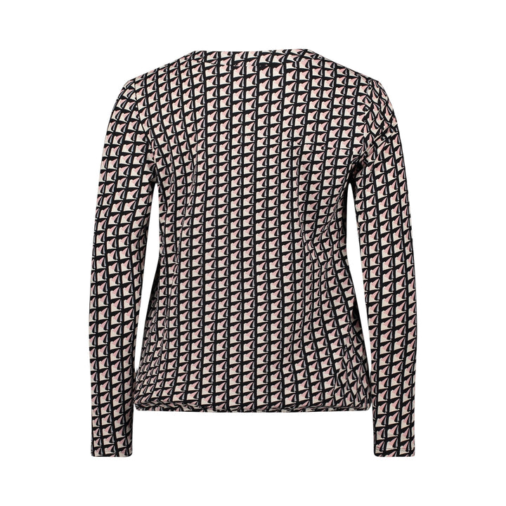 Betty Barclay So Cosy Open Neck Top Pink