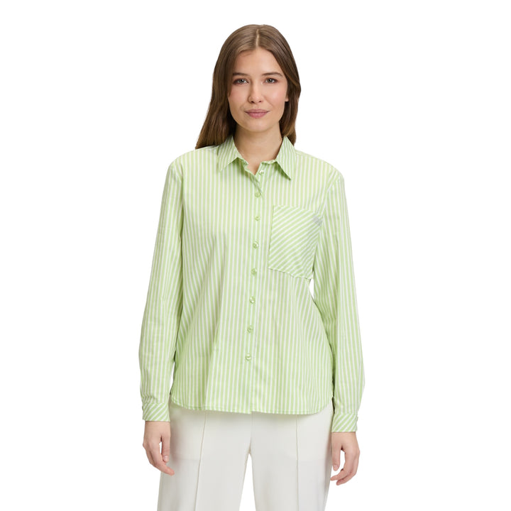 Betty Barclay Striped Shirt Green