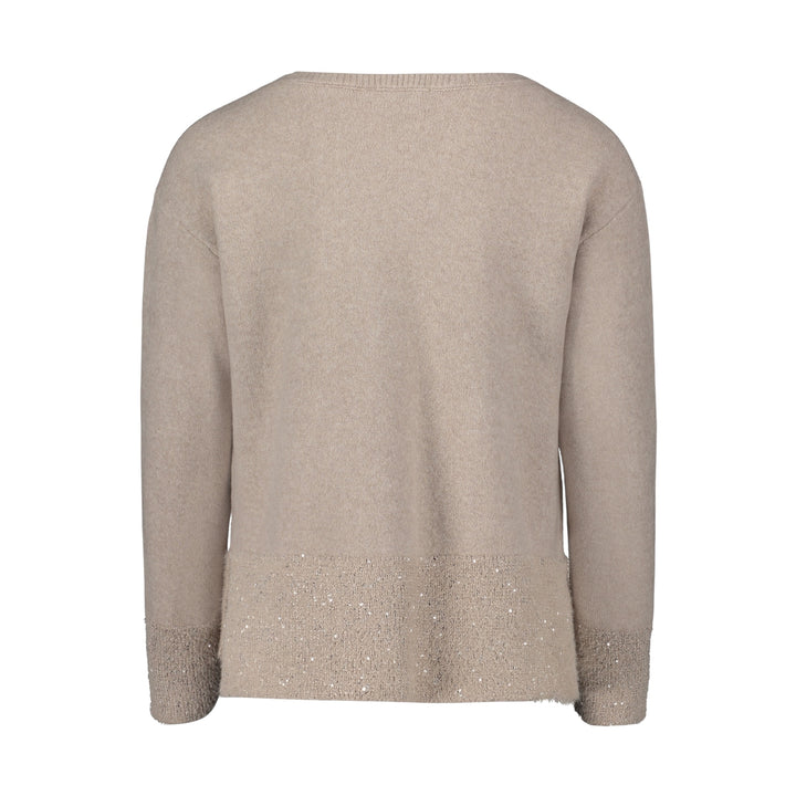 Betty Barclay Sweater with Sparkle Taupe