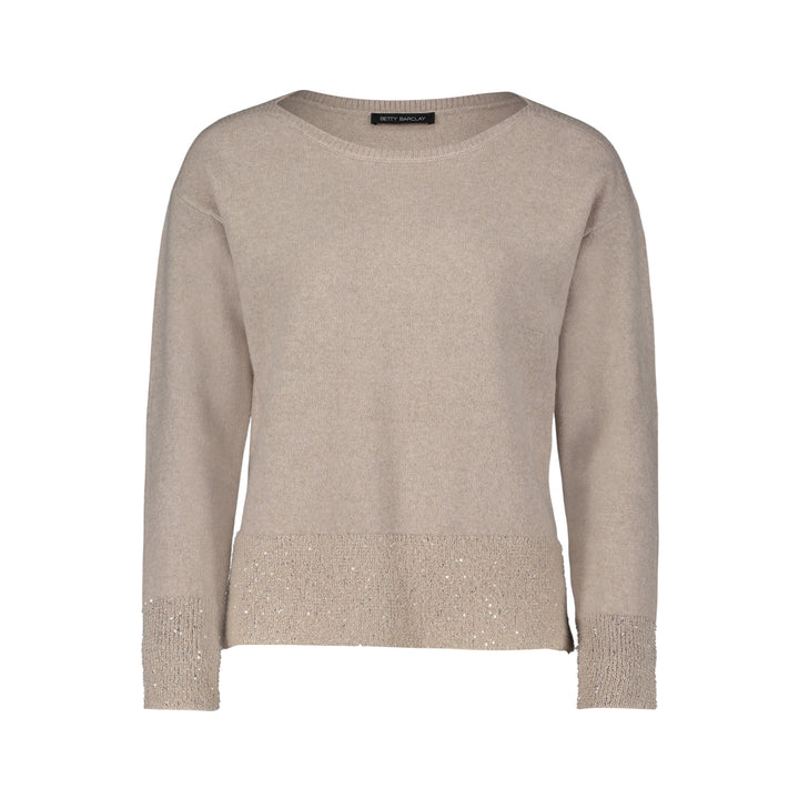 Betty Barclay Sweater with Sparkle Taupe
