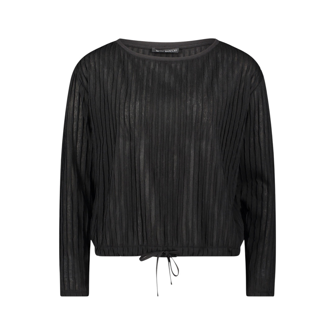 Betty-Barclay-Top-with-Drawstring-Black-Back