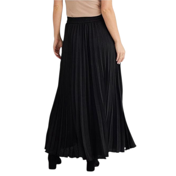 Brave+True Alias Pleated Skirt Black