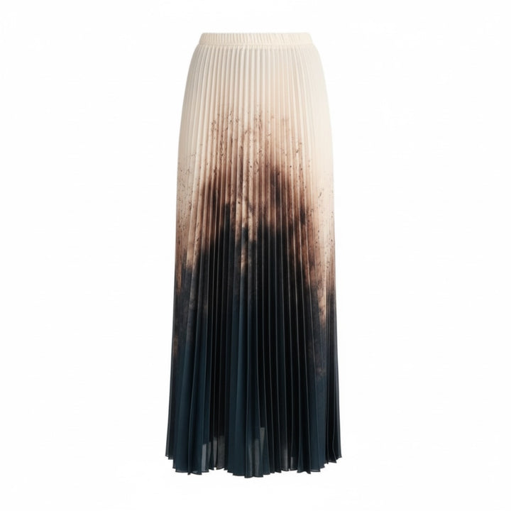 Brave+True Alias Pleated Skirt Calligraphy