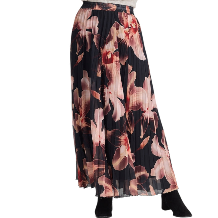 Brave+True Alias Pleated Skirt Night Orchid