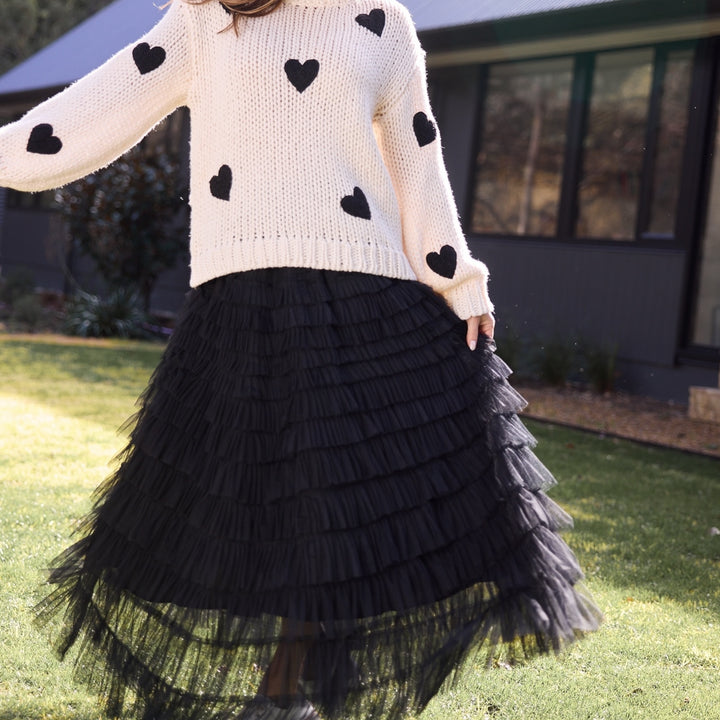 Brave+True Chance Skirt Black