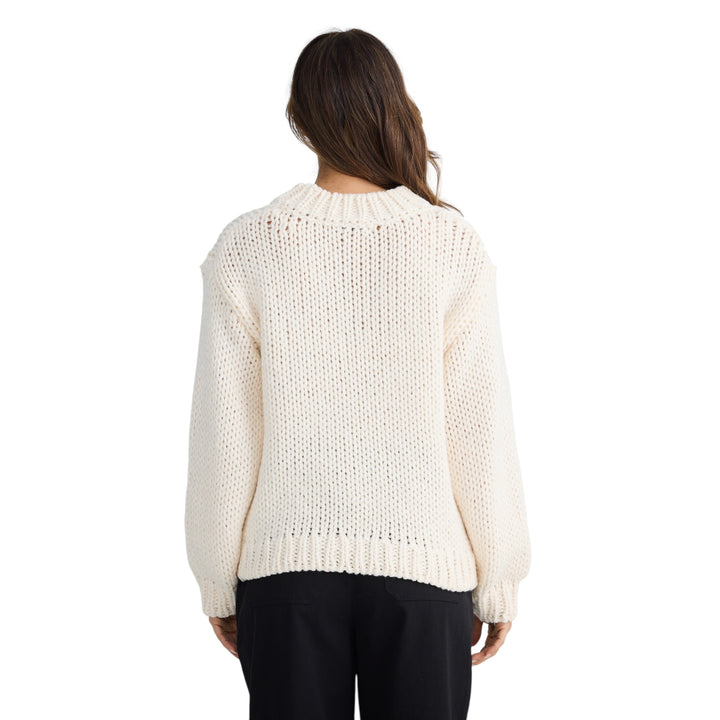 Brave+True Heart on my Sleeve Sweater Off-White