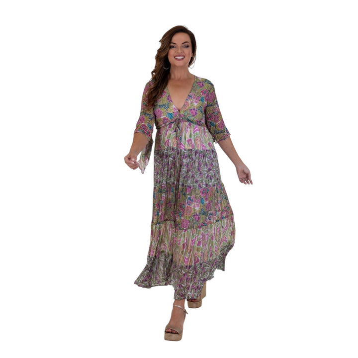 Calypso Romantic Maxi Dress Lilac