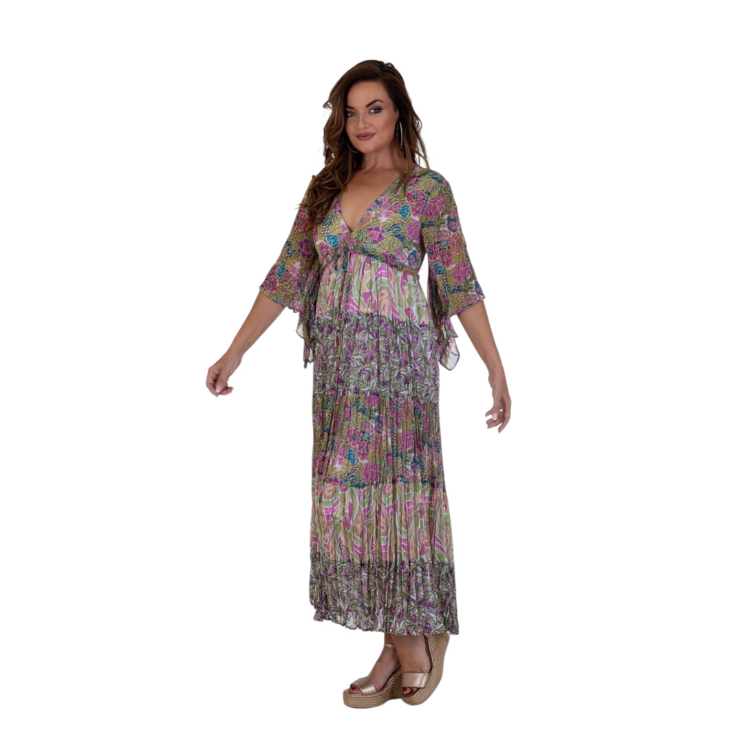 Calypso Romantic Maxi Dress Lilac