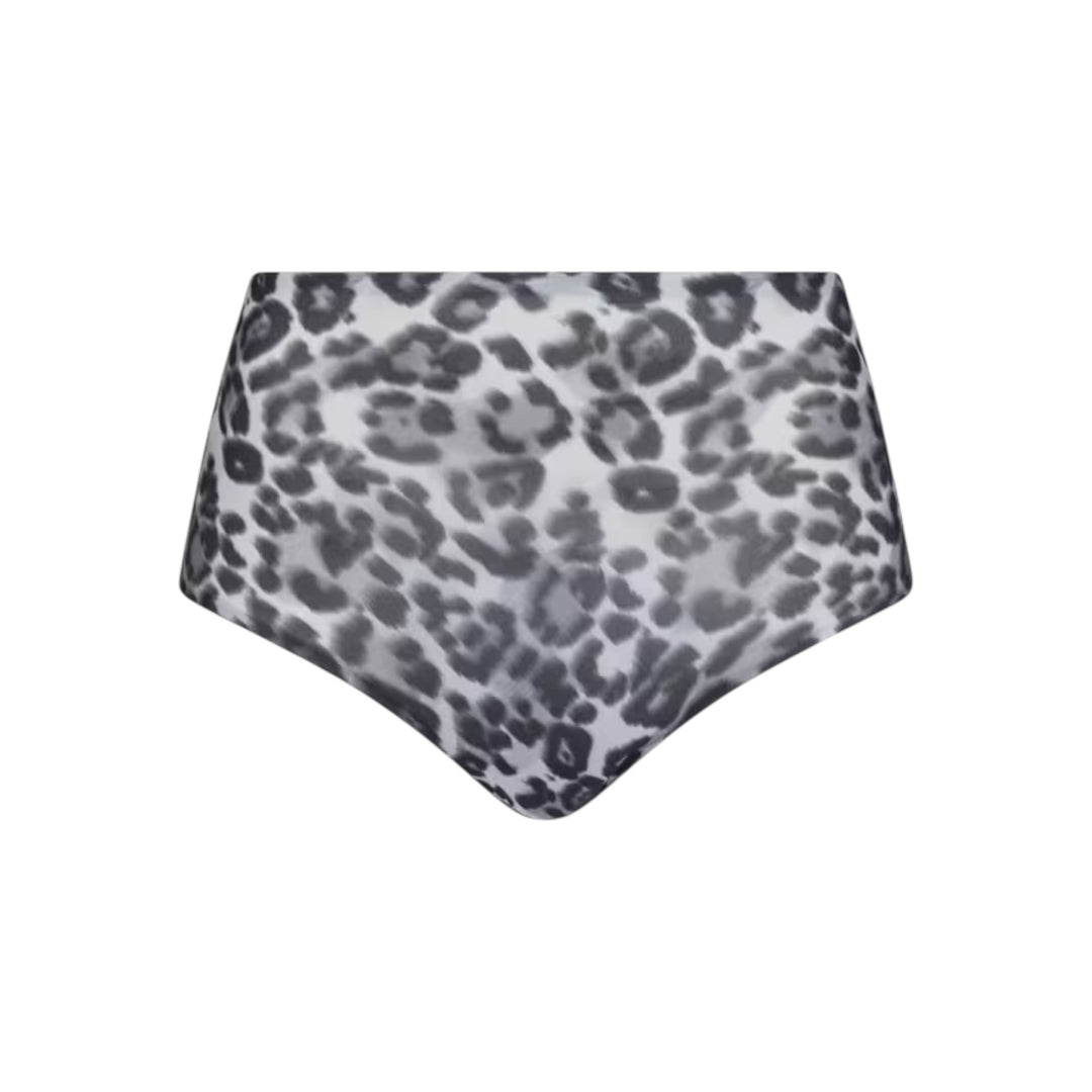 Chantelle SoftStretch High Waisted Brief Grey Leopard