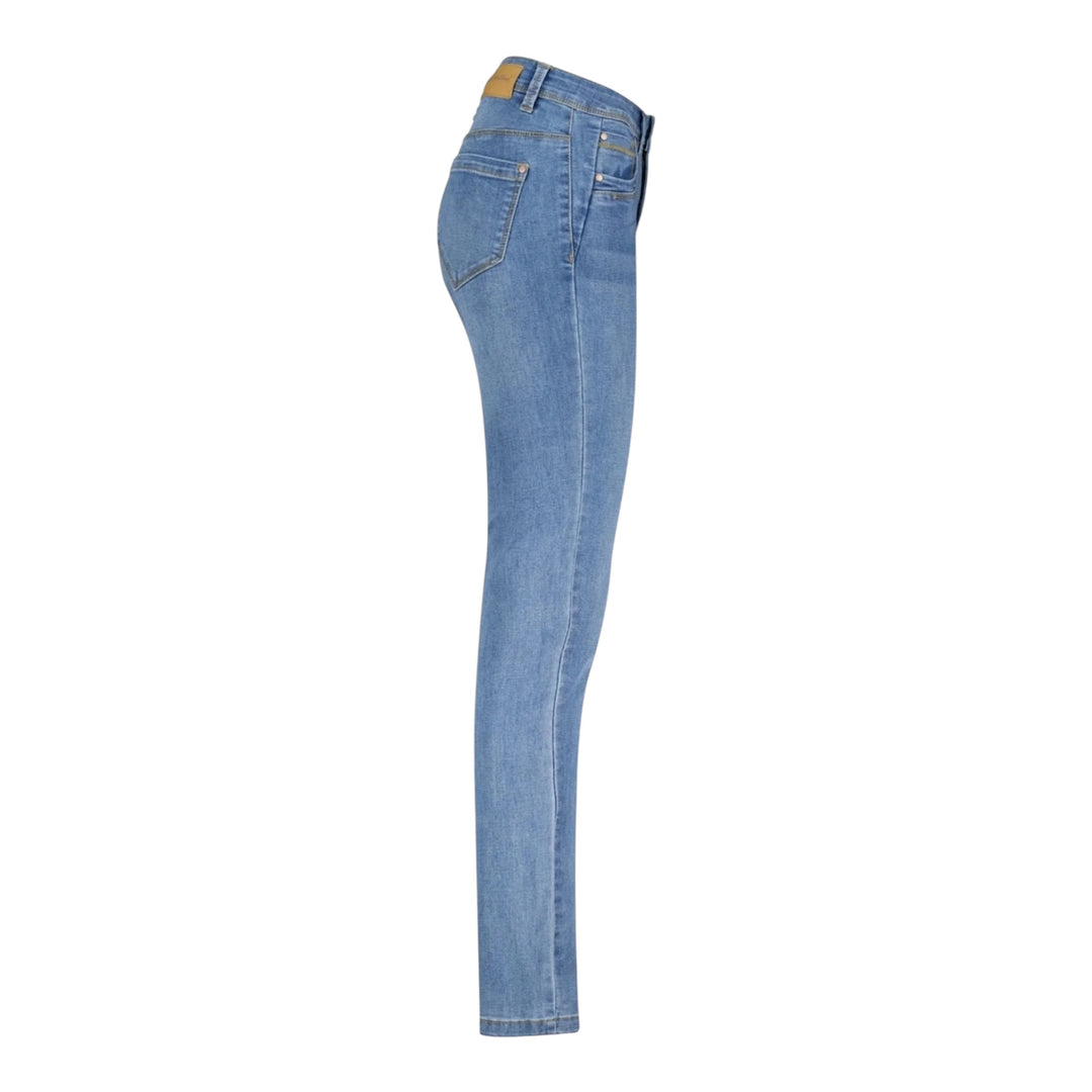 Red Button Jimmy Slim Leg Jean Light Blue Used