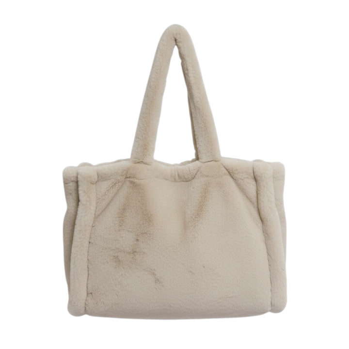 Rino & Pelle Daan Faux Fur Shopper Bag Birch