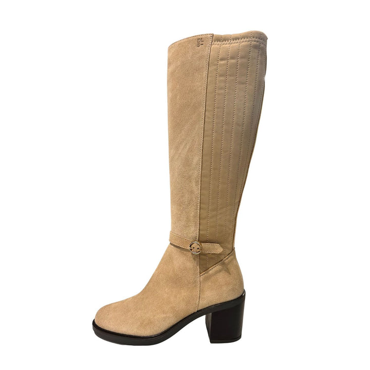 DL Sport Suede Knee Boot Beige