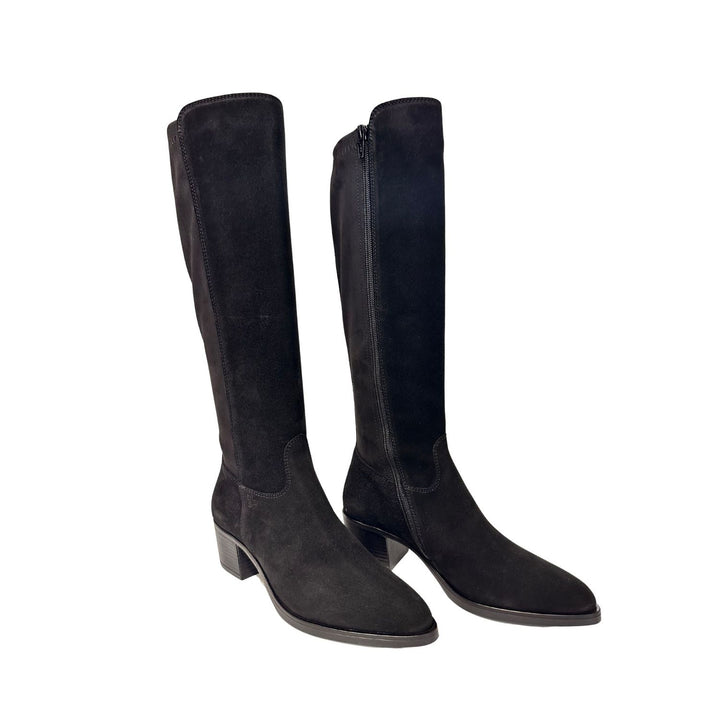 DL Sport Suede Knee Boot Black