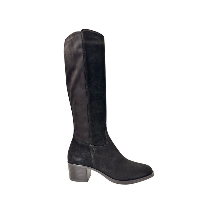 DL Sport Suede Knee Boot Black