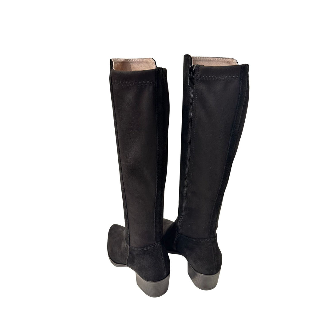 DL Sport Suede Knee Boot Black