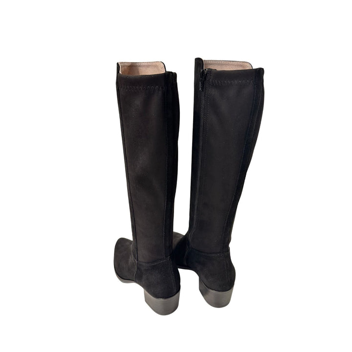 DL Sport Suede Knee Boot Black
