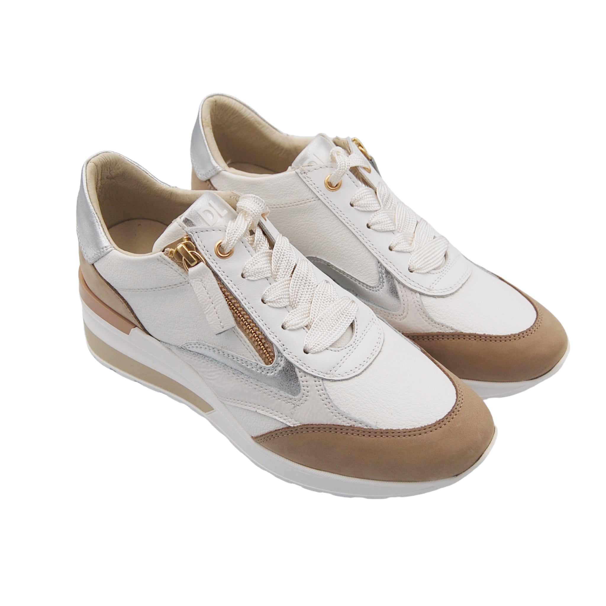 DL Sport Wedge Sneaker Taupe